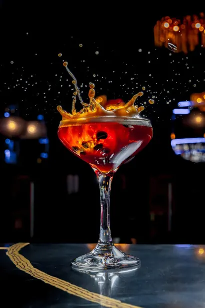 Craft cocktail at Lizzy's Live