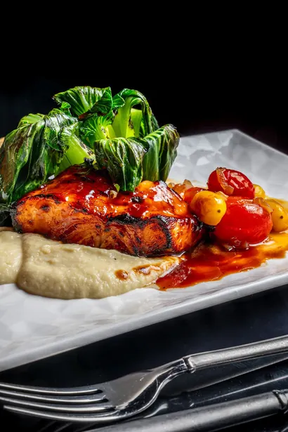Chef-driven global tapas dish at Lizzy's Live